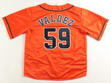 Framber Valdez Signed Houston Astros Jersey (Beckett) 2022 World Champions
