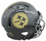 Steelers Hines Ward "SB XL MVP" Signed STS IV F/S Speed Proline Helmet BAS Wit