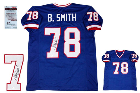 Bruce Smith Autographed SIGNED Jersey - Royal - Beckett Authenticated