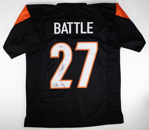 Jordan Battle Signed Cincinnati Bengals Jersey (GTSM) 2023 Draft Pk/ Alabama D.B