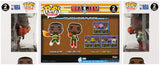 Shawn Kemp Signed Supersonics NBA Jams with Payton 2-Pack Funko Pop Doll -SS COA