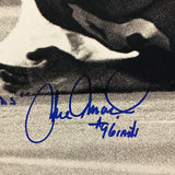 Signed HERM EDWARDS JOE PISARCIK Miracle Meadowlands 16x20 Photo JSA COA