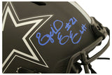 Ezekiel Elliott Autographed Dallas Cowboys Eclipse Authentic Helmet BAS 26968