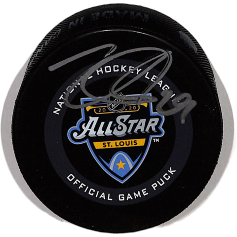 Nate MacKinnon Signed Colorado Avalanche '20 ASG Hockey Puck JSA 43459