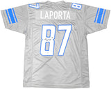 Detroit Lions Sam LaPorta Autographed Signed Gray Jersey Beckett Wit