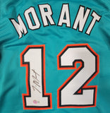 JA MORANT SIGNED PRO STYLE XL CUSTOM JERSEY BECKETT