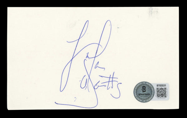 Lakers Lamar Odom Authentic Signed 3x5 Index Card Autographed BAS #BT03531