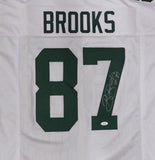 Green Bay Packers Robert Brooks Autographed Signed White Jersey JSA #AU43226