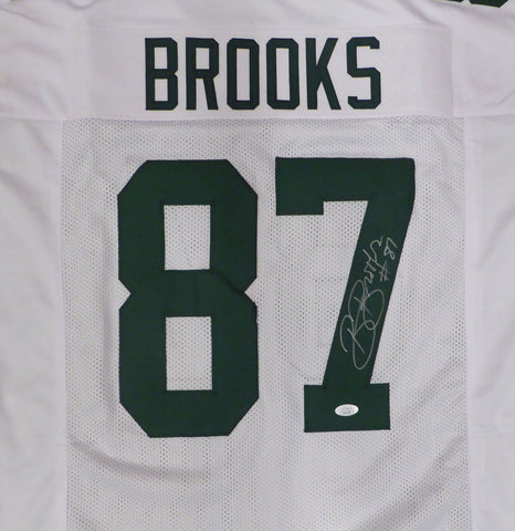 Green Bay Packers Robert Brooks Autographed Signed White Jersey JSA #AU43226