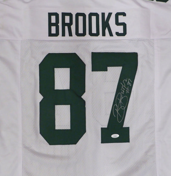 Green Bay Packers Robert Brooks Autographed Signed White Jersey JSA #AU43226