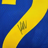 Autographed/Signed Kyren Williams Los Angeles LA Blue Jersey BAS COA #2