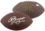 Bengals Joseph Ossai Signed Wilson Super Grip Football W/ Case BAS Witnessed