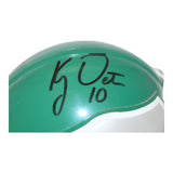 Ky Detmer Autographed Philadelphia Eagles VSR4 Mini Helmet Beckett 44120