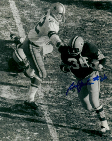 Packers BEN WILSON Signed 8x10 Photo #8 AUTO - SB II Champs