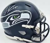 Jermaine Kearse Autographed Seattle Seahawks Blue Mini Helmet MCS Holo #12051