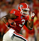 Todd Gurley Signed Georgia Bulldogs Red Jersey (Beckett) Rams Pro Bowl R.B.