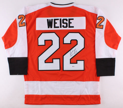 Dale Weise Signed Flyers Jersey (Beckett COA) Playing career 2008-present