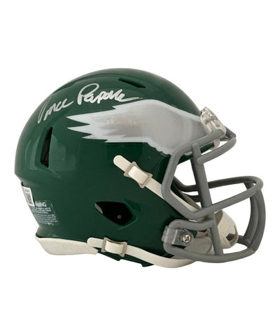 Vince Papale Autographed Philadelphia Eagles Mini Helmet Beckett 42073