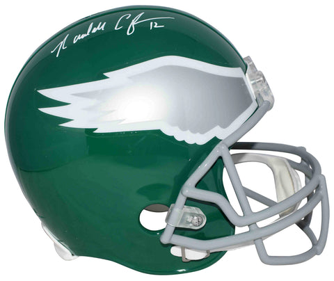 RANDALL CUNNINGHAM SIGNED PHILADELPHIA EAGLES FULL SIZE THROWBACK HELMET BECKETT