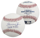 Dodgers Tommy John "288 Wins" Authentic Signed OML Baseball BAS #BV01140
