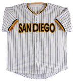 Fernando Tatis Jr. Signed White Pinstripe Pro Style Jersey BAS #BU55021