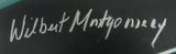 Wilbert Montgomery Signed/Autographed Eagles Logo Black Football JSA 158774