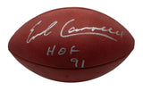 Earl Campbell HOF Signed Official Wilson NFL Football Oilers JSA 214091