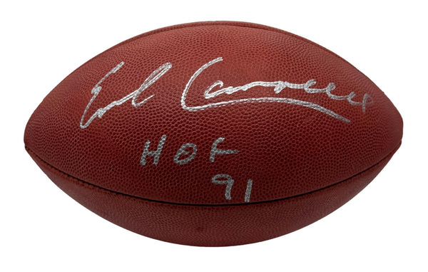 Earl Campbell HOF Signed Official Wilson NFL Football Oilers JSA 214091