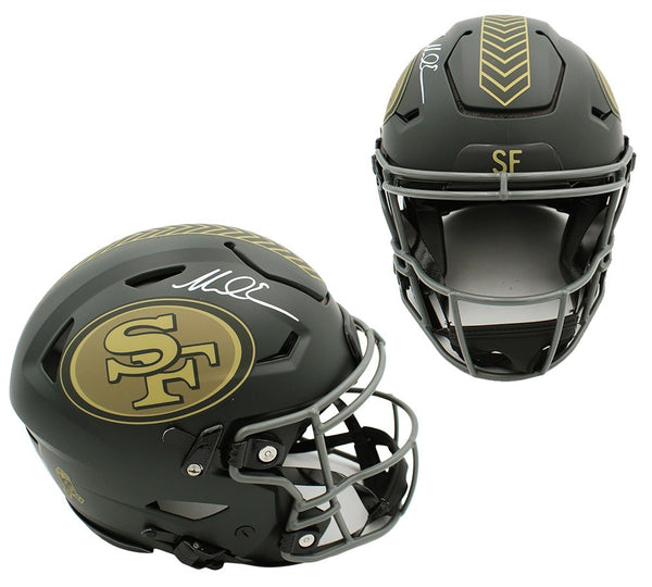 Mike Evans Signed San Francisco 49ers Speed Flex Authentic STS 4 NFL Helmet