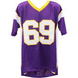 Jared Allen Autographed Pro Style Sz XL Purple Jersey Beckett Witness 55157