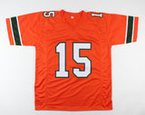 Gregory Rousseau Signed Miami Hurricanes Jersey (JSA COA) 2019 15.5 Sacks Canes
