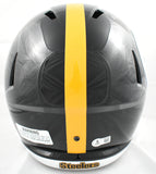 T.J. Watt Autographed Pittsburgh Steelers F/S Speed Helmet -Beckett W Holo *Thin