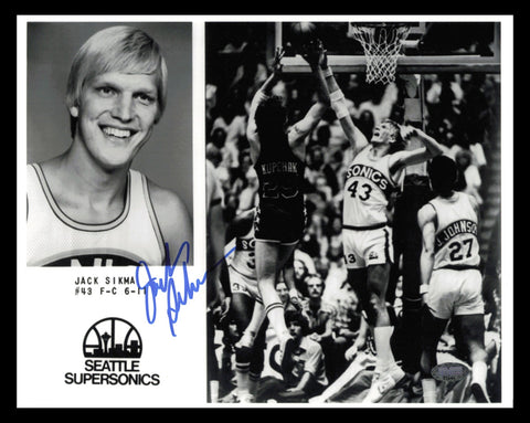 Jack Sikma Autographed Signed 8x10 Photo Seattle Supersonics MCS Holo #87444