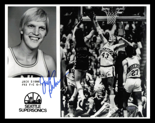 Jack Sikma Autographed Signed 8x10 Photo Seattle Supersonics MCS Holo #87444