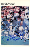 Randy White Autographed Dallas Cowboys Mini Poster 31/50 HOF BAS 46096