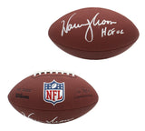 Warren Moon Signed Tennessee Titans Wilson Composite NFL Football with "HOF 06"