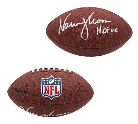 Warren Moon Signed Tennessee Titans Wilson Composite NFL Football with "HOF 06"