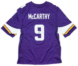 J.J. McCarthy Minnesota Vikings Signed Purple Nike Game Jersey BAS Beckett