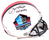Joe Montana Autographed NFL HOF Mini Helmet w/HOF- Beckett Hologram *Black