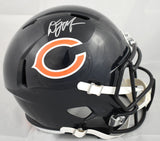 D.J. Moore Autographed Chicago Bears F/S Speed Helmet - Beckett W Holo