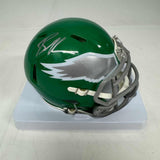 Autographed/Signed Brandon Graham Eagles Kelly Mini Helmet BAS COA
