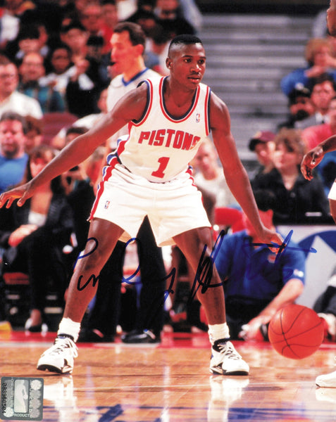 Lindsey Hunter Autographed Signed 8x10 Photo Detroit Pistons SKU #246020