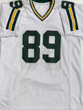 JAMES JONES Signed Replica White Jersey w/ XLV Script - Green Bay Packers - BAS