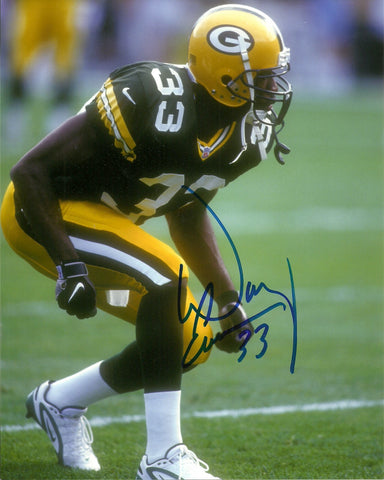 Green Bay Packers DOUG EVANS Signed 8x10 Photo #2 AUTO ~ Super Bowl XXXI Champ