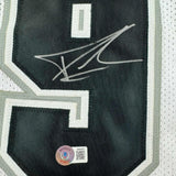 Autographed/Signed Tony Parker San Antonio White Basketball Jersey Beckett COA
