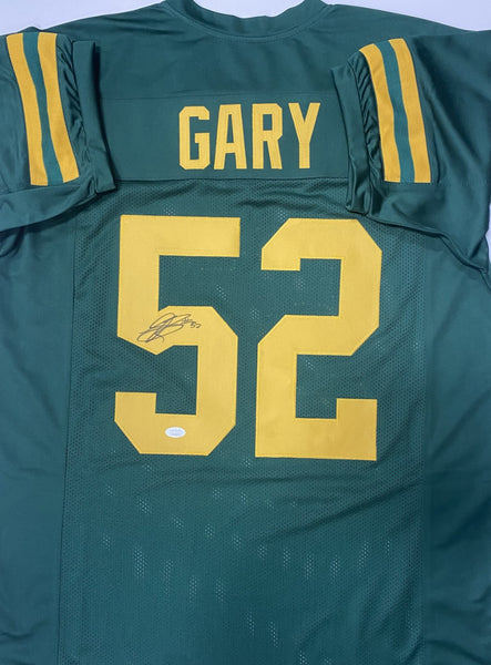 Packers Linebacker RASHAN GARY Signed Custom Replica 1950's Jersey AUTO - JSA