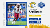 Jared Verse Signed Los Angeles Rams Mini Helmet (Beckett) Ex-Florida State L.B.