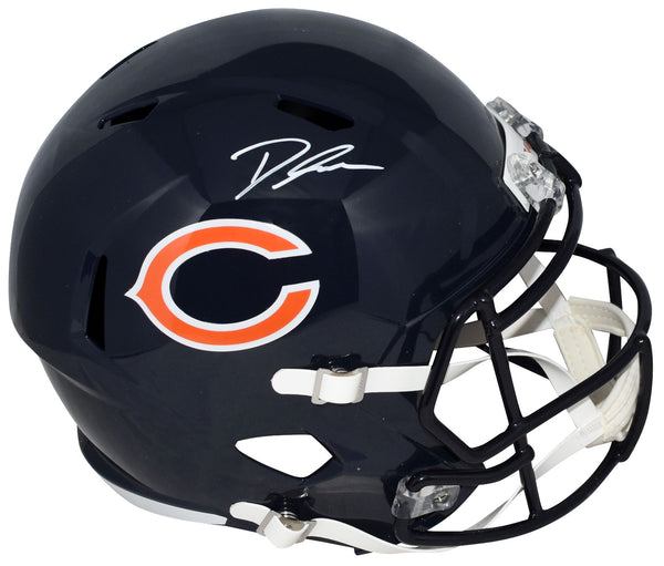 D'ANDRE SWIFT AUTOGRAPHED CHICAGO BEARS FULL SIZE SPEED HELMET BECKETT