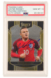 Wayne Rooney Signed 2016-17 Panini Select Soccer #17 - PSA 10 Autograph