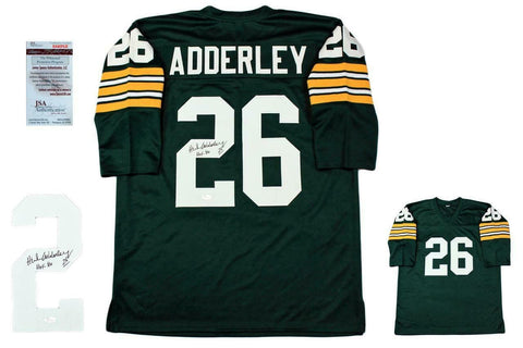 Herb Adderley Autographed SIGNED Jersey - JSA Witnessed Authentic
